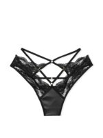 Відкриті трусики Victoria's Secret Very Sexy Fishnet Leather Open Back Brazilian - Зображення 4