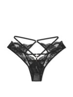 Відкриті трусики Victoria's Secret Very Sexy Fishnet Leather Open Back Brazilian - Зображення 3