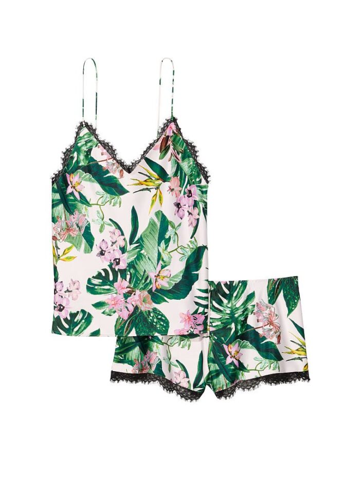 Комплект для сну VICTORIA'S SECRET Stretch Satin Lace Back Cami Set - Зображення 3