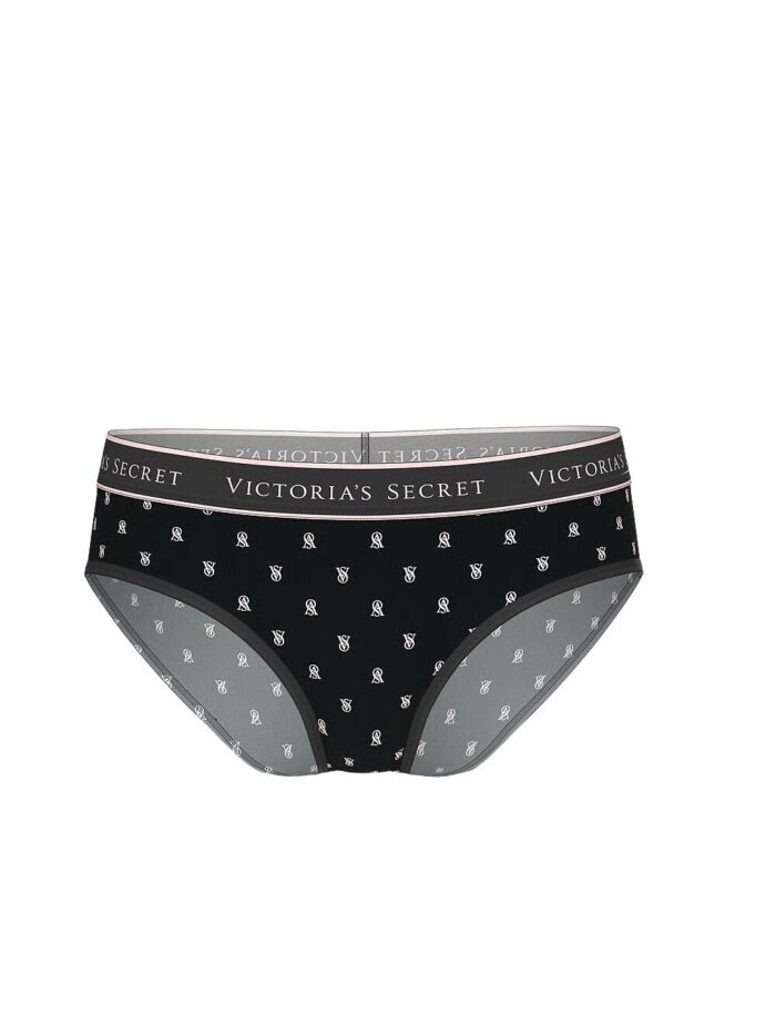 Бавовняні трусики Victoria's Secret Logo Cotton Hiphugger Panty - Зображення 1