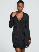 Халат трикотажний Victoria's Secret Modal Lace-Trim Robe