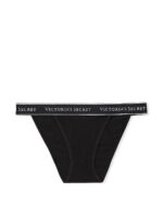 Бавовняні трусики Victoria's Secret COTTON Logo Cotton Tanga Panty - Зображення 3