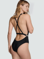 Cуцільний купальник зі стразами Victoria's Secret Swim Shine Plunge One-Piece Swimsuit - Зображення 2
