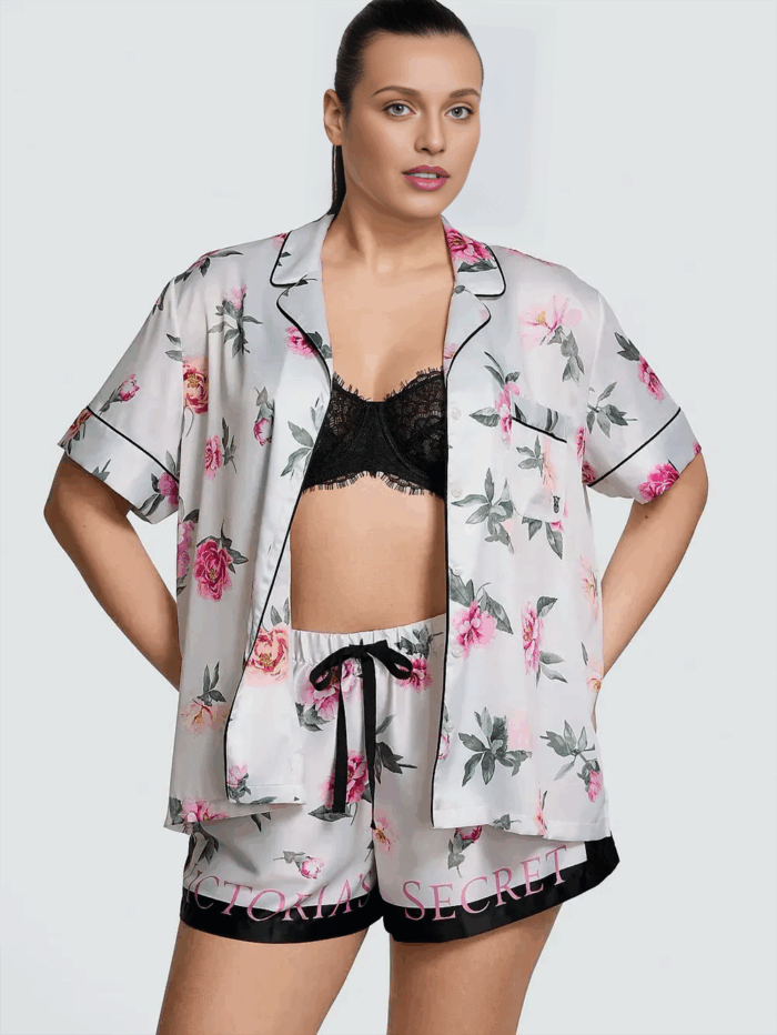 Піжама Victoria's Secret Satin Short Pajama Set - Зображення 1