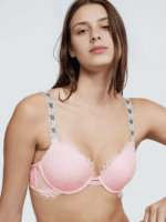 Комплект білизни Victoria's Secret VERY SEXY Shine Strap Lace Push-Up Bra - Зображення 2
