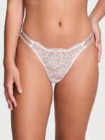 Трусики тонг Вікторія Сікрет Very Sexy Double Shine Strap Lace Thong Panty