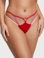 Комплект білизни Victoria's Secret Very Sexy Heartware Open-Cup Strappy Demi Bra + Thong Panty - Зображення 3