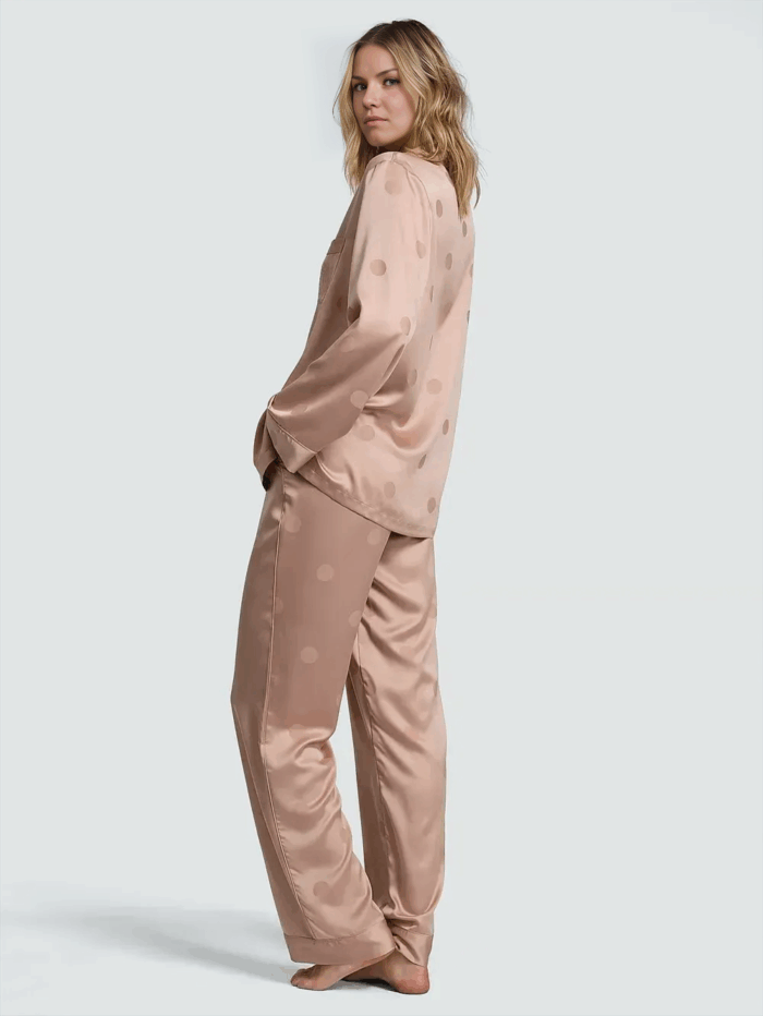 Атласна піжама VICTORIA'S SECRET Satin Long PJ Set - Зображення 2