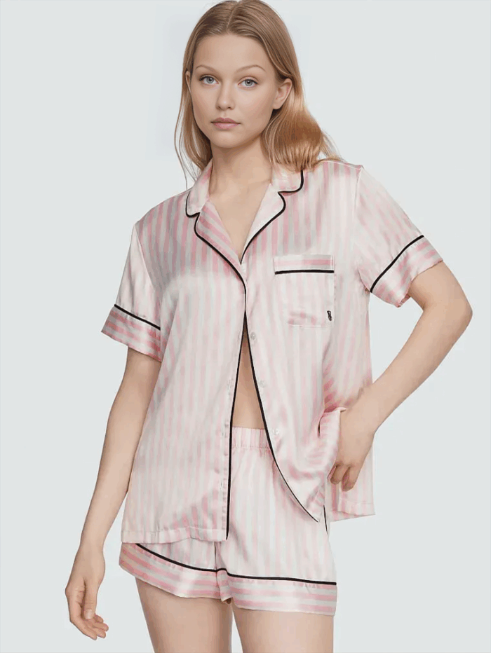Піжама Victoria's Secret Satin Short Pajama Set - Зображення 1