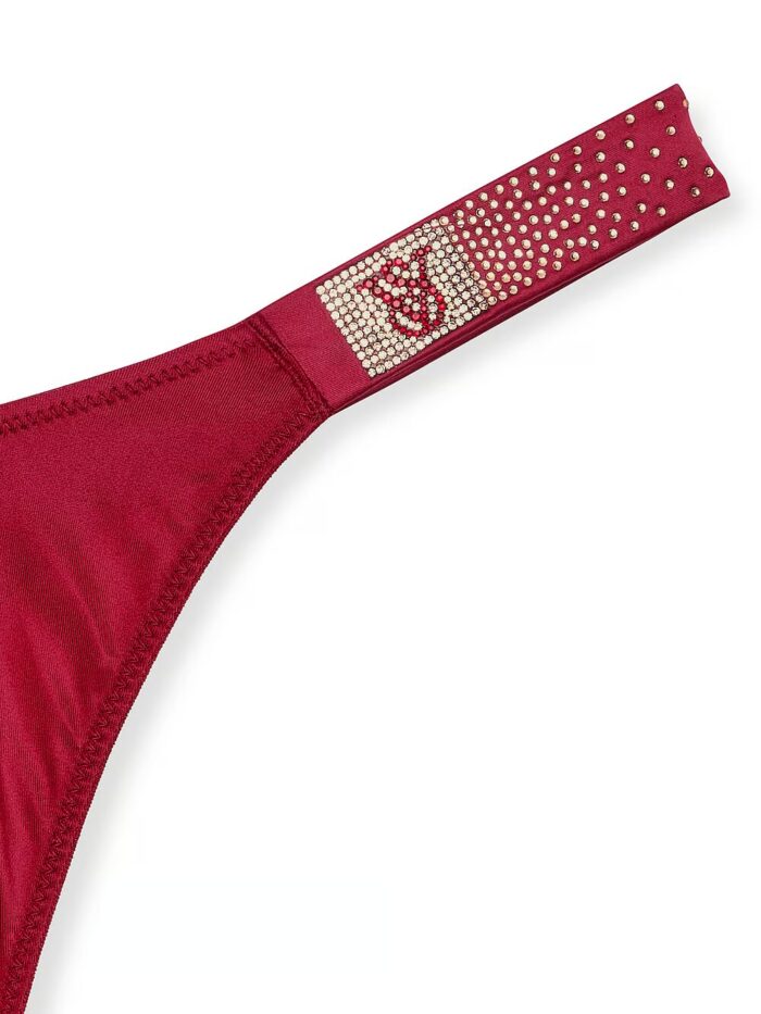 Трусики тонг Вікторія Сікрет Very Sexy Shine Strap Lace Thong Panty - Зображення 3