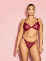 Комплект білизни Victoria's Secret Very Sexy Sheer Shine Unlined Low-Cut Demi Bra