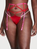 Комплект білизни Victoria's Secret Very Sexy Heartware Open-Cup Strappy Demi Bra + Thong Panty - Зображення 5