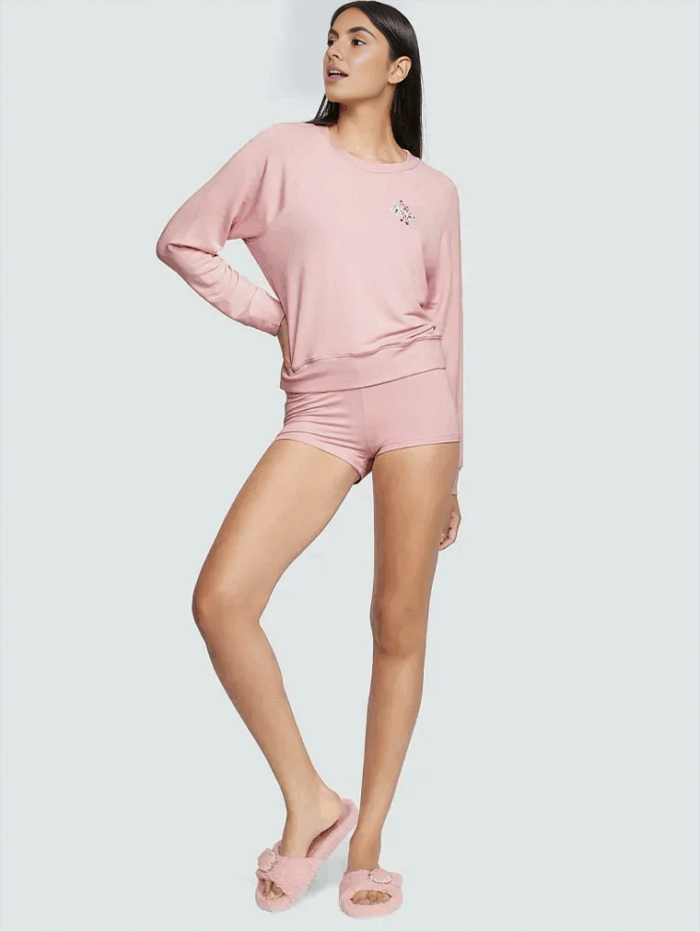 Комплект для сну VICTORIA'S SECRET Modal Terry Crewneck Short Set - Зображення 3