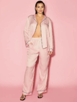 Атласна піжама Victoria's Secret Satin Long Pajama Set