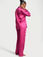 Атласна піжама VICTORIA'S SECRET Satin Long PJ Set - Зображення 2