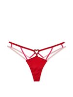 Комплект білизни Victoria's Secret Very Sexy Heartware Open-Cup Strappy Demi Bra + Thong Panty - Зображення 8