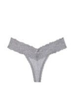 Бавовняні трусики тонг PINK Wink Lace-Trim Thong Panty - Зображення 3