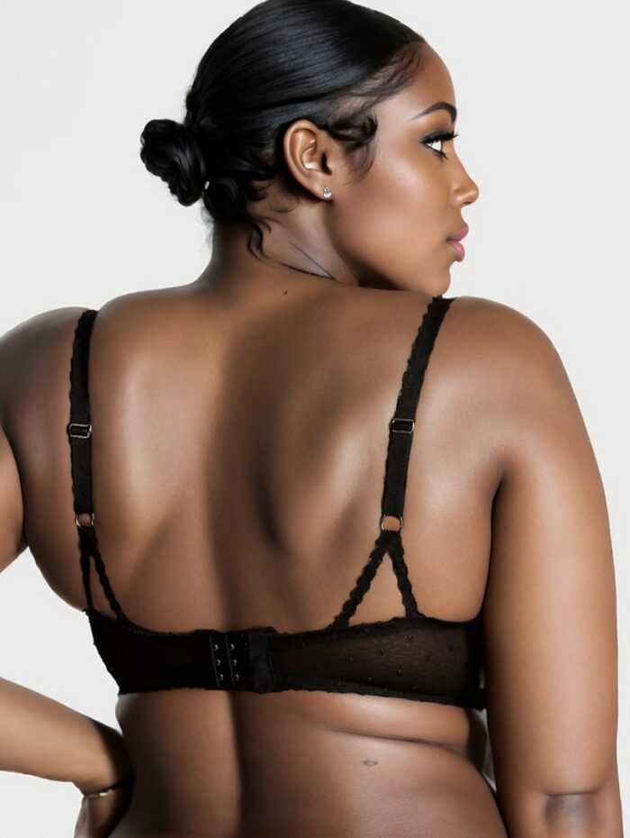 Комплект білизни з поясом Victoria's Secret Very Sexy Sheer Rose Dot Quarter - Зображення 3