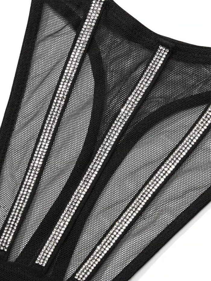 Комплект білизни Victoria's Secret Very Sexy Sheer Shine Corset Top - Зображення 6