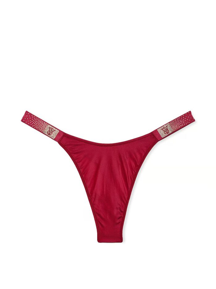 Трусики тонг Вікторія Сікрет Very Sexy Shine Strap Lace Thong Panty - Зображення 4