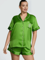 Піжама Victoria's Secret Glazed Satin Heart Short Pajama Set