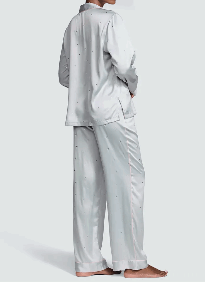 Піжама Victoria's Secret Glazed Satin Dew Drop Long Pajama Set - Зображення 2