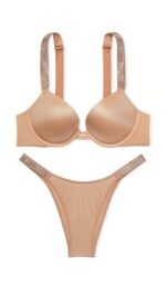 Комплект білизни Victoria's Secret Very Sexy Shine Strap Smooth Push-Up Bra