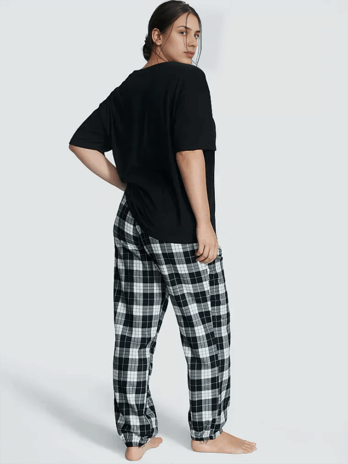 Піжама Victoria's Secret Flannel Jogger Tee-jama - Зображення 2