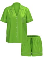 Піжама Victoria's Secret Glazed Satin Heart Short Pajama Set - Зображення 4