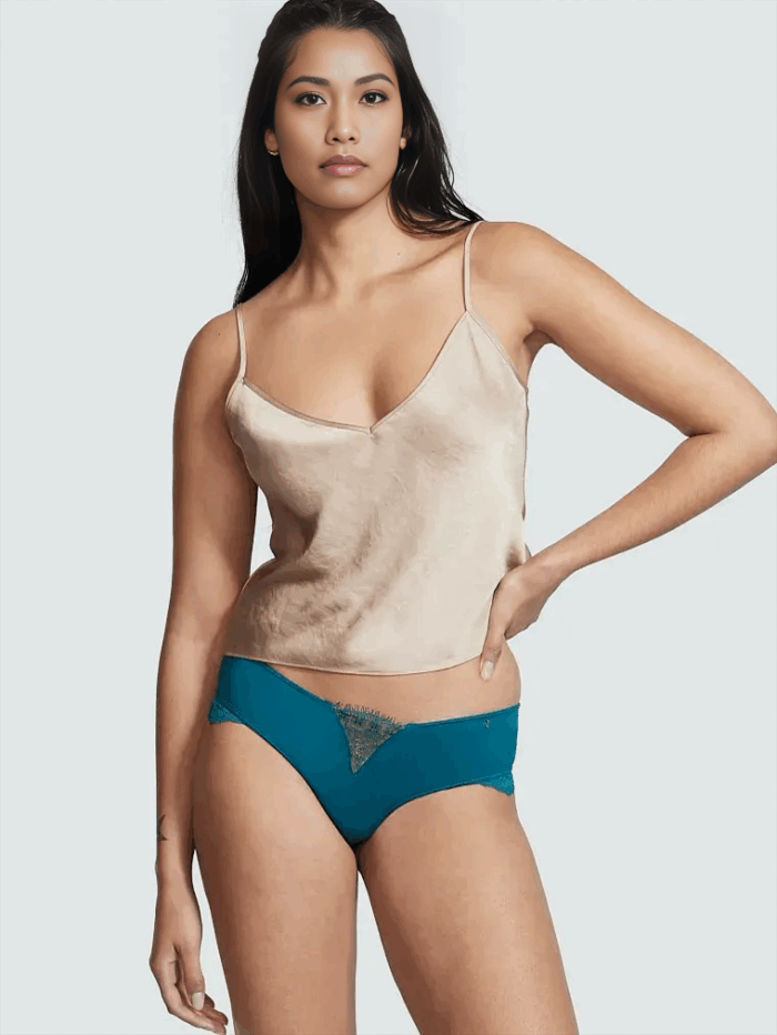 Трусики чіки Victoria's Secret Very Sexy Lace Insert Cheeky Panty - Зображення 3