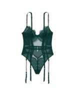 Боді з підв'язками Victoria's Secret Shine Strap Lace Teddy with Garters - Зображення 3