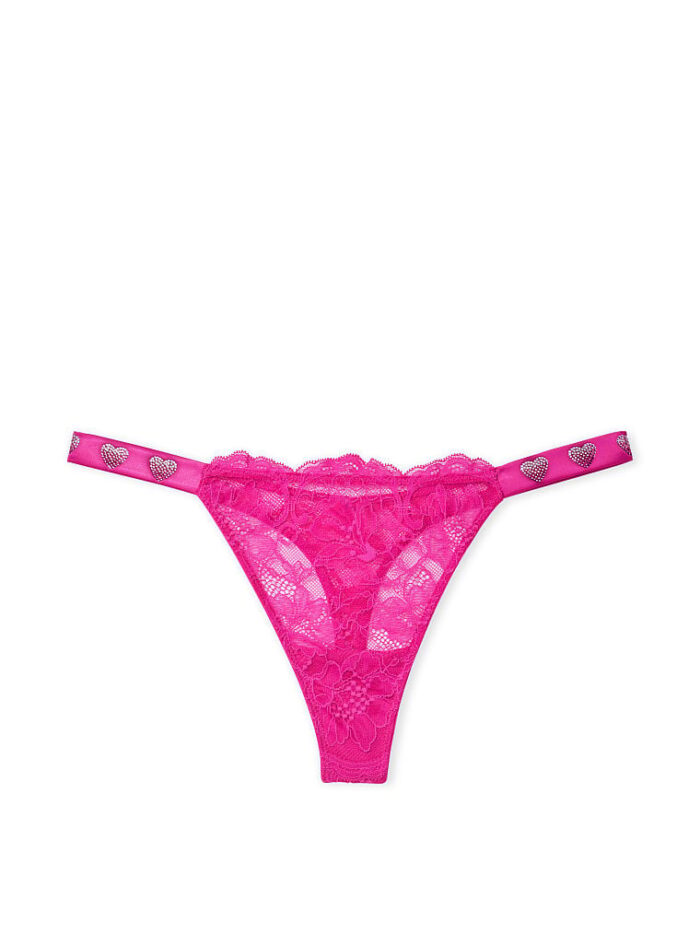 Трусики тонг Victoria's Secret Very Sexy Smooth Lace Shine Strap Thong Panty - Зображення 1