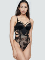 Боді Вікторія Сикрет з подвійним пуш-ап VERY SEXY Bombshell Fishnet Floral Teddy