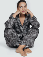 Атласна піжама Victoria's Secret Satin Long Pajama Set