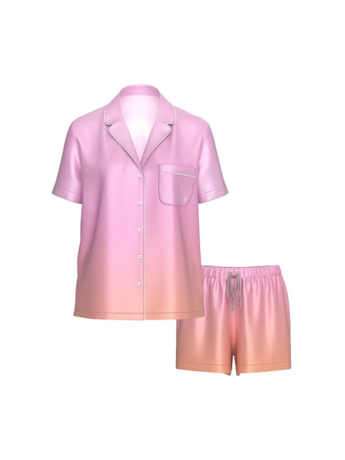 Піжама Victoria's Secret Glazed Satin Heart Short Pajama Set - Зображення 4