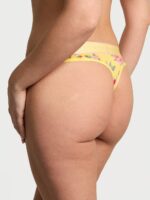 Бавовняні трусики тонг Victoria's Secret Logo Cotton Thong Panty - Зображення 2