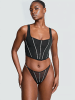 Комплект білизни Victoria's Secret Very Sexy Sheer Shine Corset Top