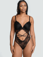 Боді Вікторія Сикрет з подвійним пуш-ап VERY SEXY Bombshell Fishnet Floral Teddy