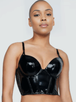 Бюстьє корсет Very Sexy Midnight Affair Faux Patent Leather Push-Up