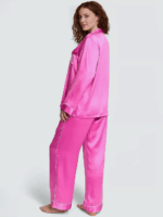 Атласна піжама Victoria's Secret Glazed Satin Long Pajama Set — изображение 2