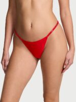 Трусики тонг Dream Angels Satin Twinkle Bow V-String Panty - Зображення 3