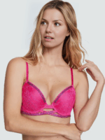 Комплект Вікторія Сікрет Very Sexy Shine Cradle Lace Push-Up Bra+Thong Panty - Зображення 2