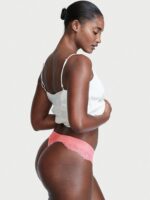 Трусики тонг Victoria's Secret Micro Lace Inset Thong Panty — изображение 2