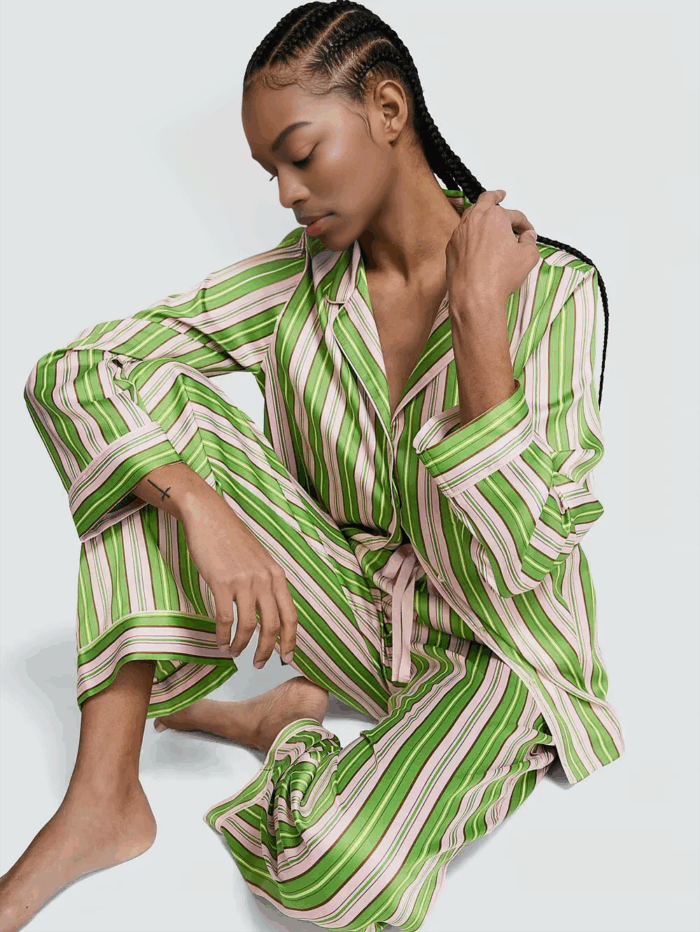 Атласна піжама Victoria's Secret Glazed Satin Long Pajama Set - Зображення 1