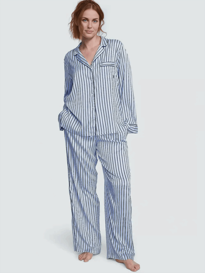 Атласна піжама Victoria's Secret Satin Long Pajama Set - Зображення 1