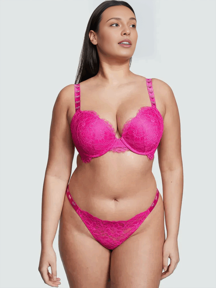 Трусики тонг Victoria's Secret Very Sexy Smooth Lace Shine Strap Thong Panty - Зображення 2