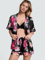 Піжама Victoria's Secret Glazed Satin Heart Short Pajama Set