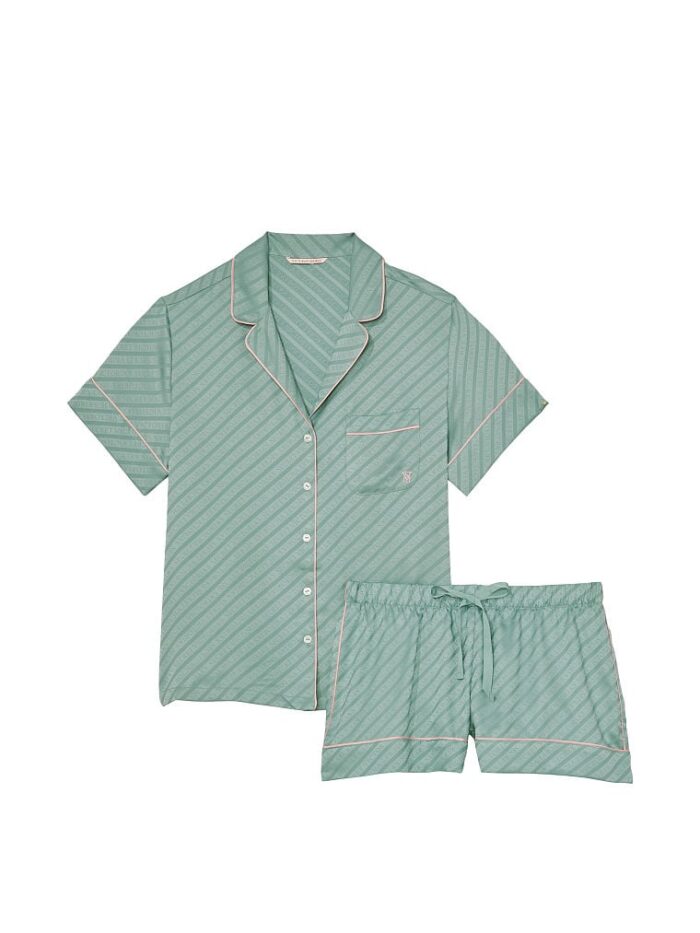 Піжама Victoria's Secret Satin Short Pajama Set - Зображення 4
