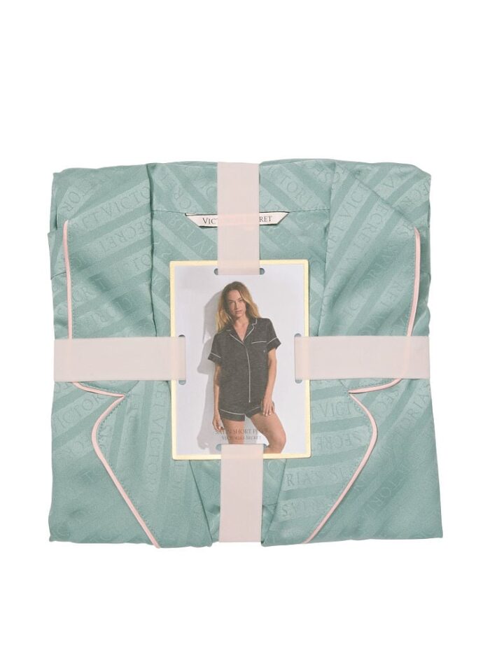 Піжама Victoria's Secret Satin Short Pajama Set - Зображення 3