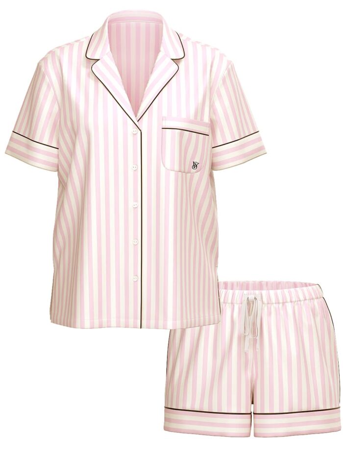 Піжама Victoria's Secret Satin Short Pajama Set - Зображення 3